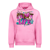 Fuchsia Pink craft life Urban Hoodie - AdoDesignShop