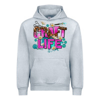 Heather Grey craft life Urban Hoodie - AdoDesignShop