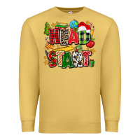 Antique Gold head start christmas Premium Sweatshirt - Zillion Design Studio