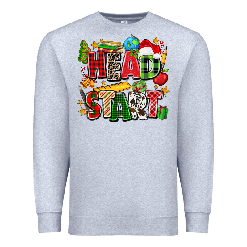 Head Start Christmas Premium Sweatshirt by Zillion Design Studio | Teevron