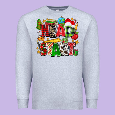 Head Start Christmas Premium Sweatshirt Designed By Zillion Design Studio