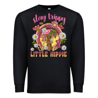 Black stay trippy little hippie tbw Premium Sweatshirt - texasbilliewilder