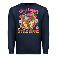 Navy stay trippy little hippie tbw Premium Sweatshirt - texasbilliewilder