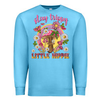 Ocean Blue stay trippy little hippie tbw Premium Sweatshirt - texasbilliewilder