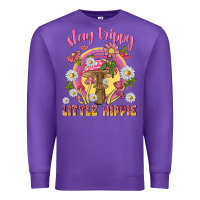 Purple stay trippy little hippie tbw Premium Sweatshirt - texasbilliewilder
