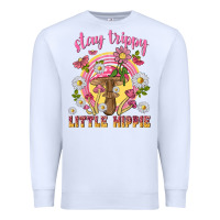 White stay trippy little hippie tbw Premium Sweatshirt - texasbilliewilder