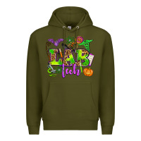 Army Green lab tech halloween Premium Hoodie - AdoDesignShop