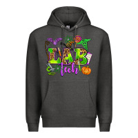 Charcoal Heather lab tech halloween Premium Hoodie - AdoDesignShop