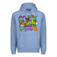 Colony Blue lab tech halloween Premium Hoodie - AdoDesignShop