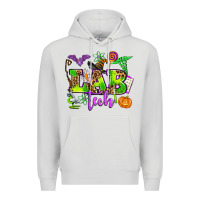 Dove Grey lab tech halloween Premium Hoodie - AdoDesignShop