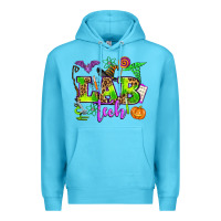 Ocean Blue lab tech halloween Premium Hoodie - AdoDesignShop