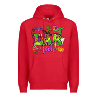 Red lab tech halloween Premium Hoodie - AdoDesignShop