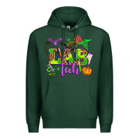 Sports Green lab tech halloween Premium Hoodie - AdoDesignShop