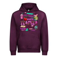 Mauve Wine come on teacher lets go party Urban Hoodie - AdoDesignShop