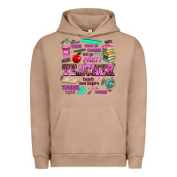 Pigment Burro come on teacher lets go party Urban Hoodie - AdoDesignShop