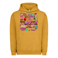 Pigment Peanut Butter come on teacher lets go party Urban Hoodie - AdoDesignShop