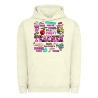 Pigment Pistachio come on teacher lets go party Urban Hoodie - AdoDesignShop