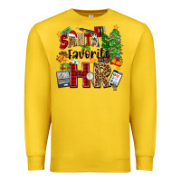 Lemon santa's favorite hr Premium Sweatshirt - Zillion Design Studio