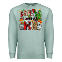 Seafoam santa's favorite hr Premium Sweatshirt - Zillion Design Studio