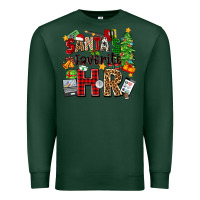 Sports Green santa's favorite hr Premium Sweatshirt - Zillion Design Studio