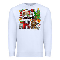 White santa's favorite hr Premium Sweatshirt - Zillion Design Studio