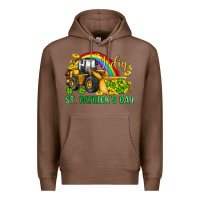Chestnut i dig st patrick s day bulldozer Premium Hoodie - JahusDesignShop