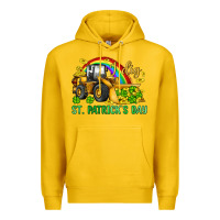 Lemon i dig st patrick s day bulldozer Premium Hoodie - JahusDesignShop