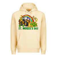 Pina Colada i dig st patrick s day bulldozer Premium Hoodie - JahusDesignShop