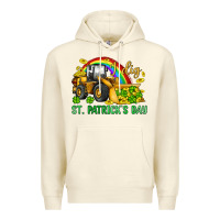 I Dig St Patrick S Day Bulldozer Premium Hoodie | Teevron
