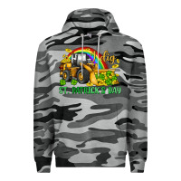 Slate Camo i dig st patrick s day bulldozer Premium Hoodie - JahusDesignShop