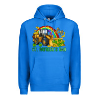 True Royal i dig st patrick s day bulldozer Premium Hoodie - JahusDesignShop