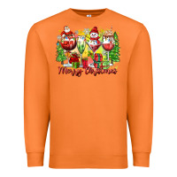 Carrot merry christmas wine glasses Premium Sweatshirt - Zillion Design Studio