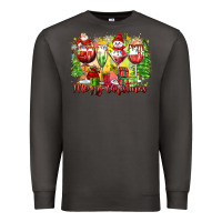 Smoke merry christmas wine glasses Premium Sweatshirt - Zillion Design Studio