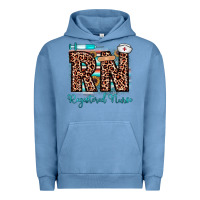 Pigment Pebble Blue rn registered nurse Urban Hoodie - JahusDesignShop