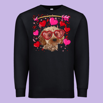 Premium Sweatshirt Valentine's day cockapoo