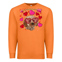 Carrot Valentine's day cockapoo Premium Sweatshirt - RanaPortraitStore