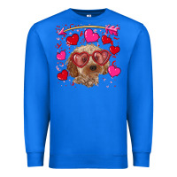 True Royal Valentine's day cockapoo Premium Sweatshirt - RanaPortraitStore