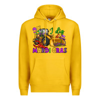 Lemon i dig mardi gras bulldozer Premium Hoodie - JahusDesignShop