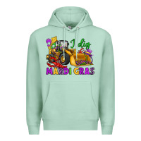 Seafoam i dig mardi gras bulldozer Premium Hoodie - JahusDesignShop