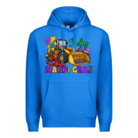 True Royal i dig mardi gras bulldozer Premium Hoodie - JahusDesignShop