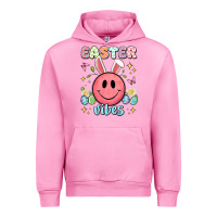Easter Vibes Smiley Face Urban Hoodie | Teevron