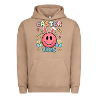 Pigment Burro easter vibes smiley face Urban Hoodie - Artiststas