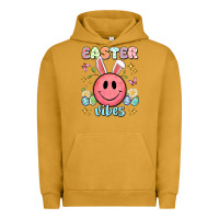 Pigment Peanut Butter easter vibes smiley face Urban Hoodie - Artiststas