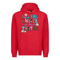 Red i am  99 angel but ohh that Premium Hoodie - AdoDesignShop
