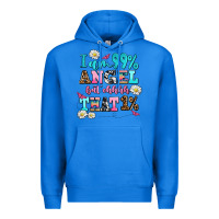 True Royal i am  99 angel but ohh that Premium Hoodie - AdoDesignShop