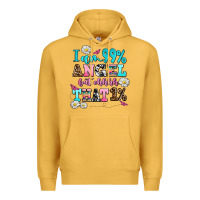 Mustard i am  99 angel but ohh that Premium Hoodie - AdoDesignShop