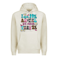 Oatmeal Heather i am  99 angel but ohh that Premium Hoodie - AdoDesignShop