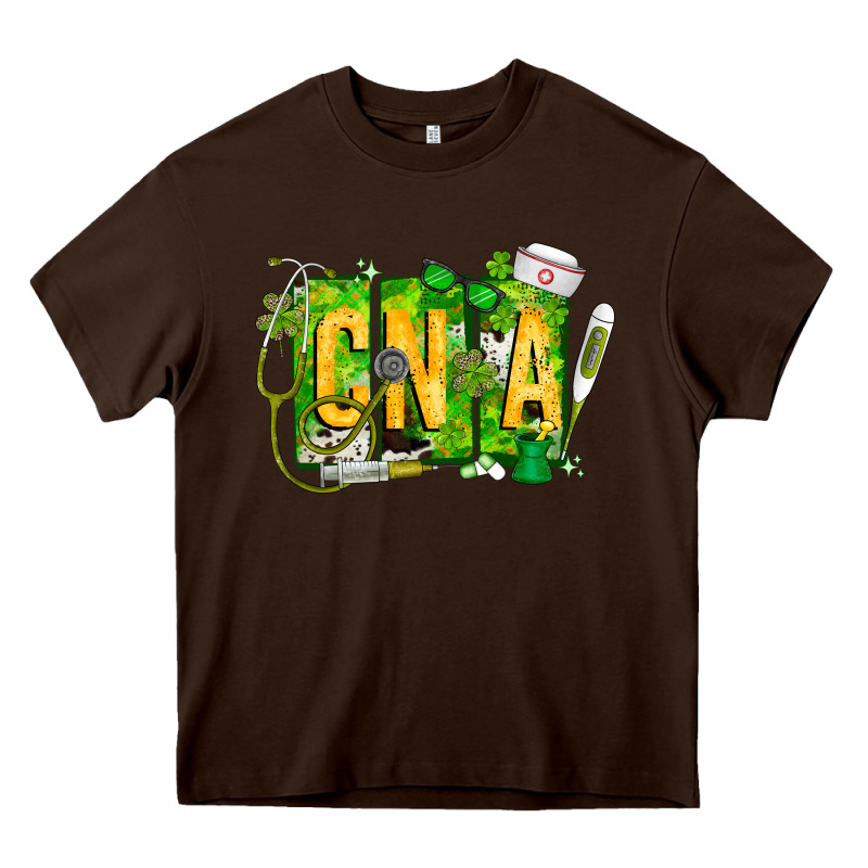 St. Patricks Day Cna Heavy Core Tee by CowhideDigitalArt | Teevron