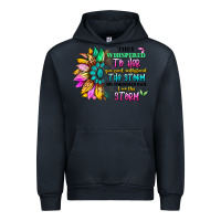 Navy they whispered to her you can't withstand the stor Urban Hoodie - Artiststas