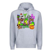 Heather Grey ekg tech nurse halloween Premium Hoodie - AdoDesignShop